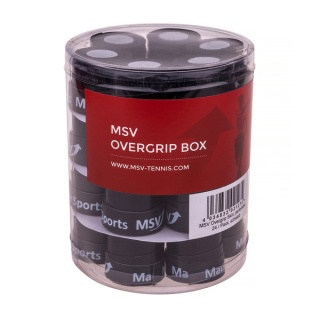 MSV Skin perforiert Overgrip 24er Box schwarz